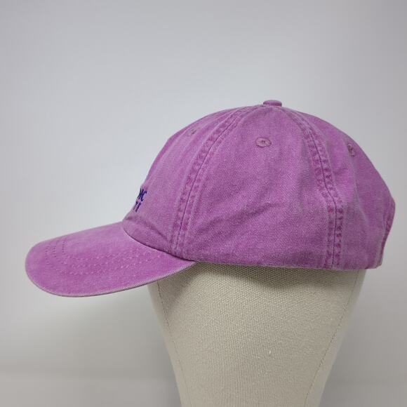 Schoodic Institute Slideback Baseball Cap Purple One Size Adjustable Adams - Picture 3 of 10